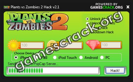 Plants vs Zombies 2 Hack Cheats