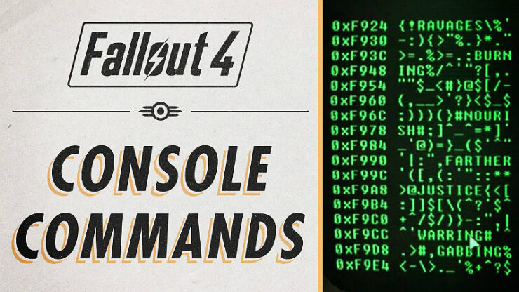 Fallout 4 Cheats and Console Commands