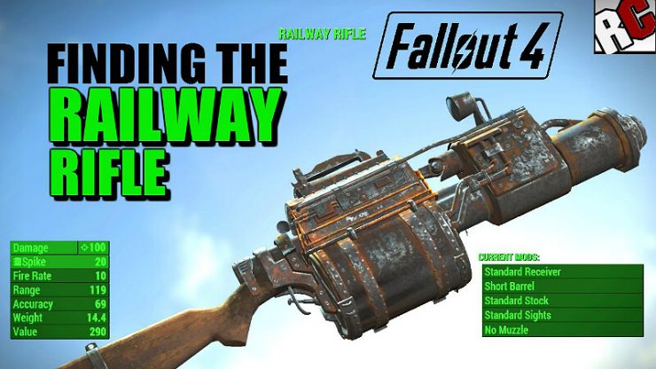Fallout 4 Railway Rifle