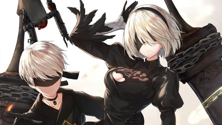 Nier Automata 2B and 9S