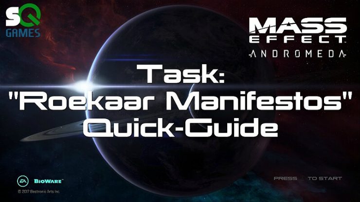 Mass Effect Andromeda Roekaar Manifestos