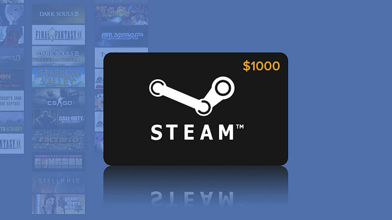Steam Wallet Card