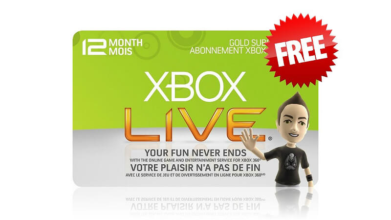 Het formulier Geheim eindpunt Free Xbox Live Codes - GamesCrack.org