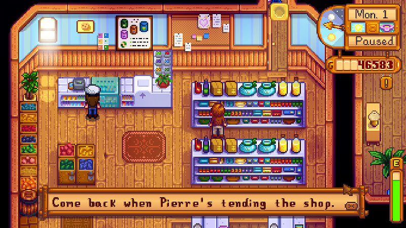 Pierre - Stardew Valley Guide: Schedule, Best Gifts, Quests, and Main Tips - 