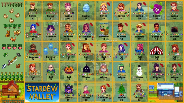 Stardew Valley Events: All the Most Important Dates GamesCrack org