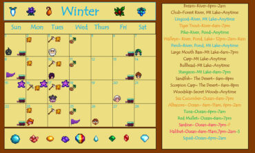 Stardew Valley Calendar All The Most Important Events GamesCrack org