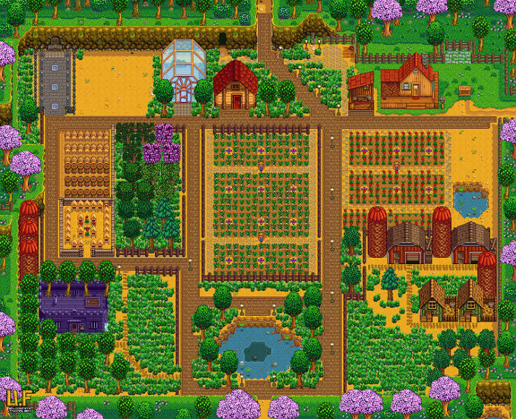 biggest stardew farm layout