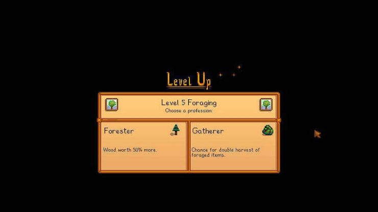 Stardew Valley Forester or Gatherer