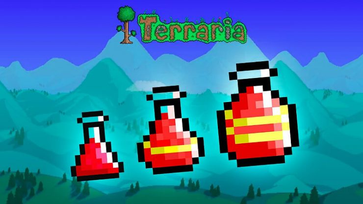 health potions terraria