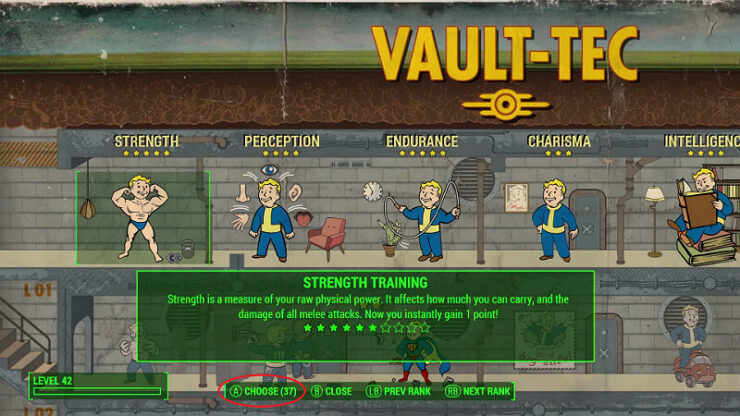 Fallout 4 Perk Points