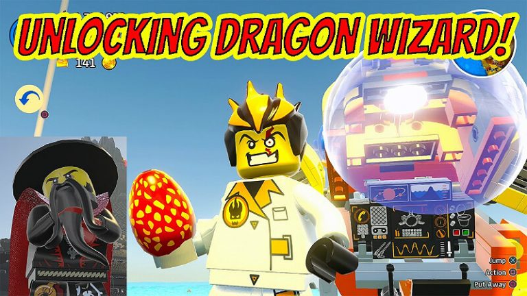 how to get a dragon on lego worlds