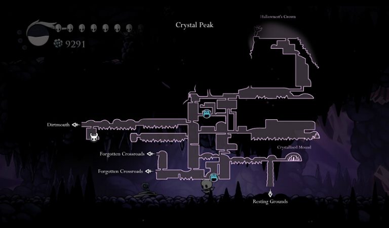 hollow knight crystal dash location
