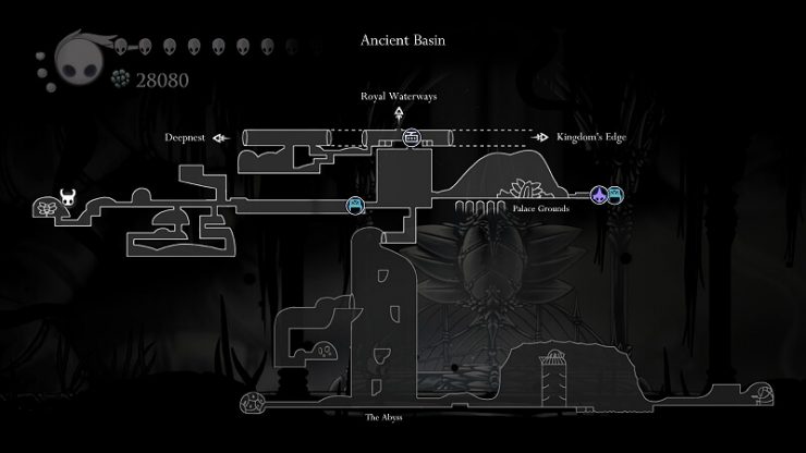 complete map of hollow knight